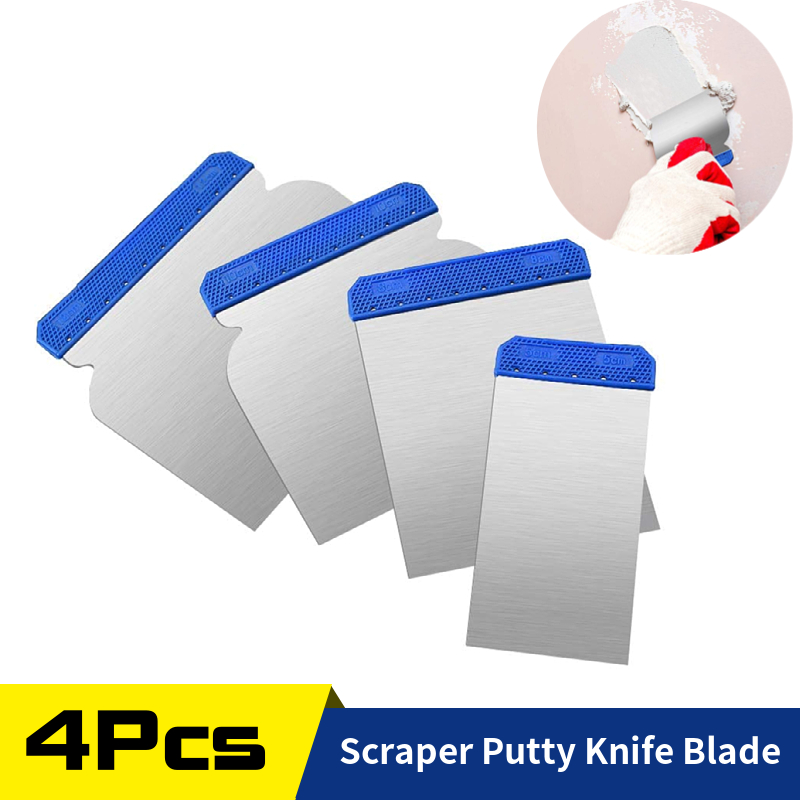 Drawknife Blade - 4pcs/Set Scraper Putty Knife Blade Painting