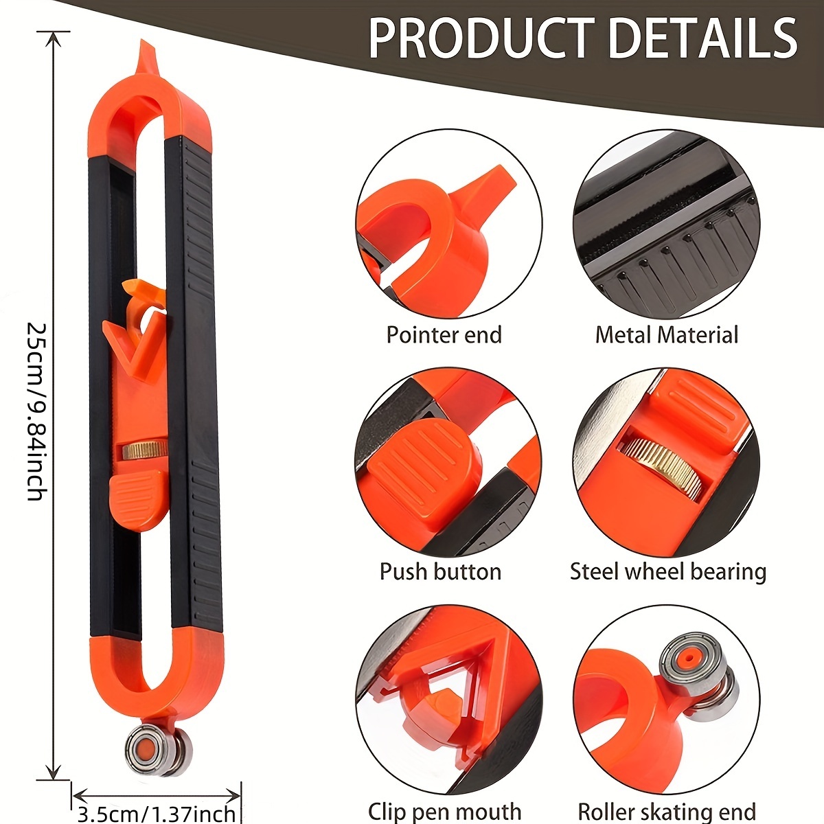 Contour Gauge Scribing Tool, P - Woodworking Workshop ulasan dan harga