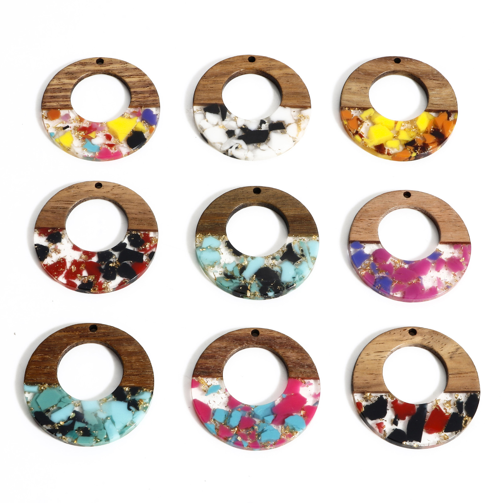 2Piece Vintage Wooden Charms R - Woodworking Resin ulasan dan harga