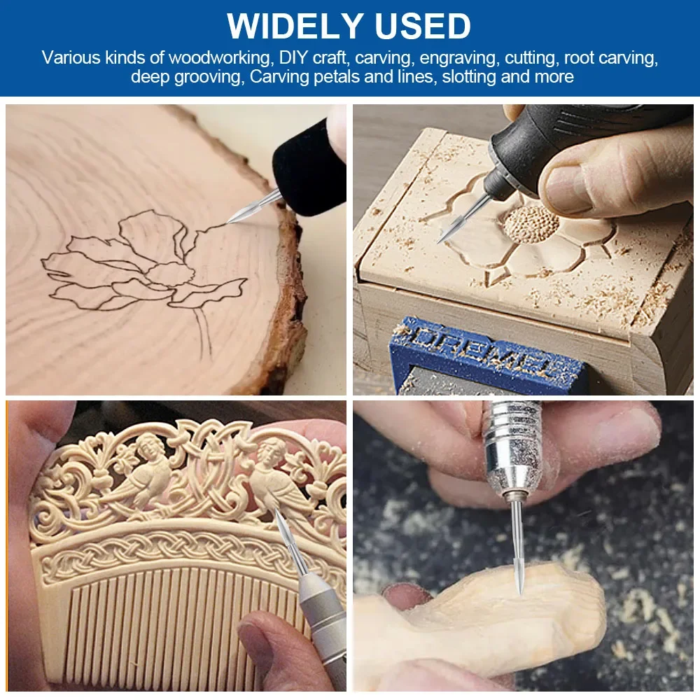 5 Pcs Rotary Tool Wood Carving - Wood Chisel Set ulasan dan harga